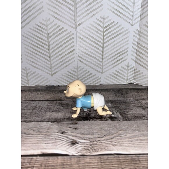 Rugrats Vintage Wind up Tommy Pickles Crawling Baby Figure 1998 Toy Burger King - Picture 3 of 7